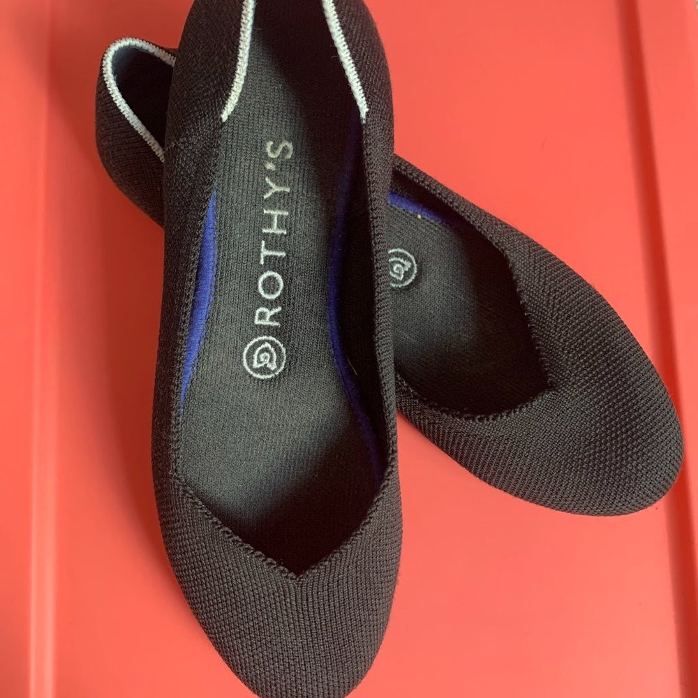 Rothy's Classic Flats - Black Size 7
